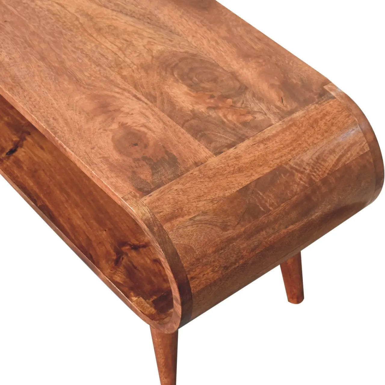 Amaya Nordic Style Honey Caramel Coffee Table - Living with Luxury