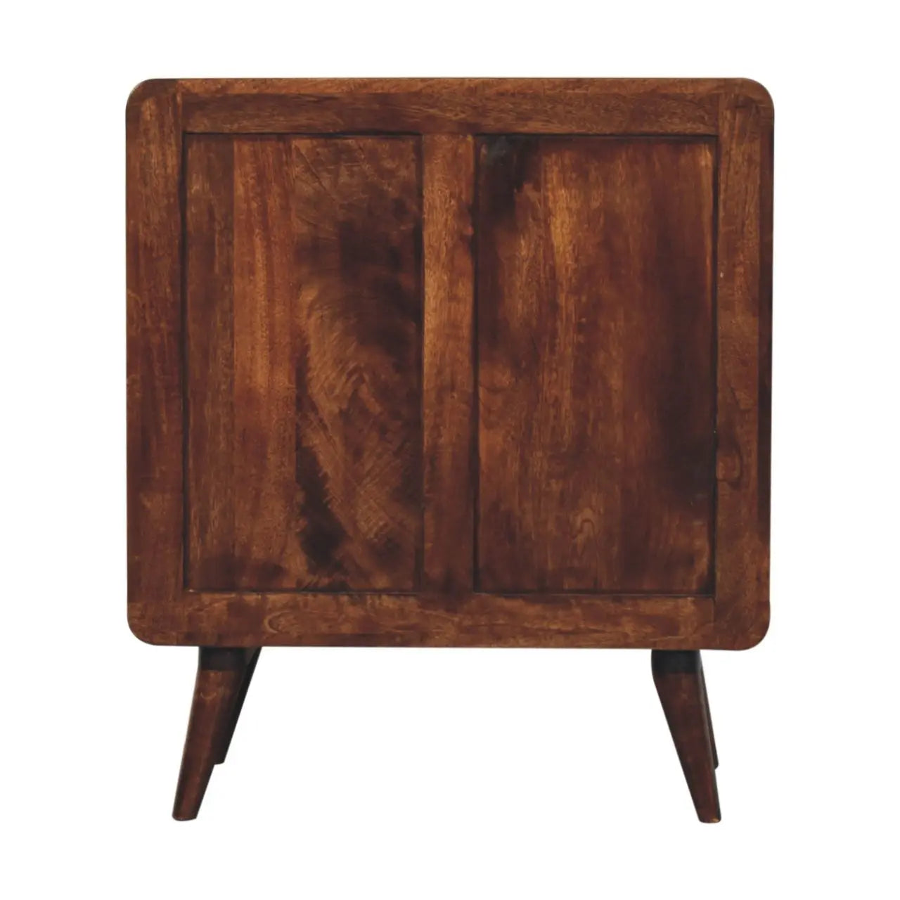Curved California Walnut Chest - Living with Luxury