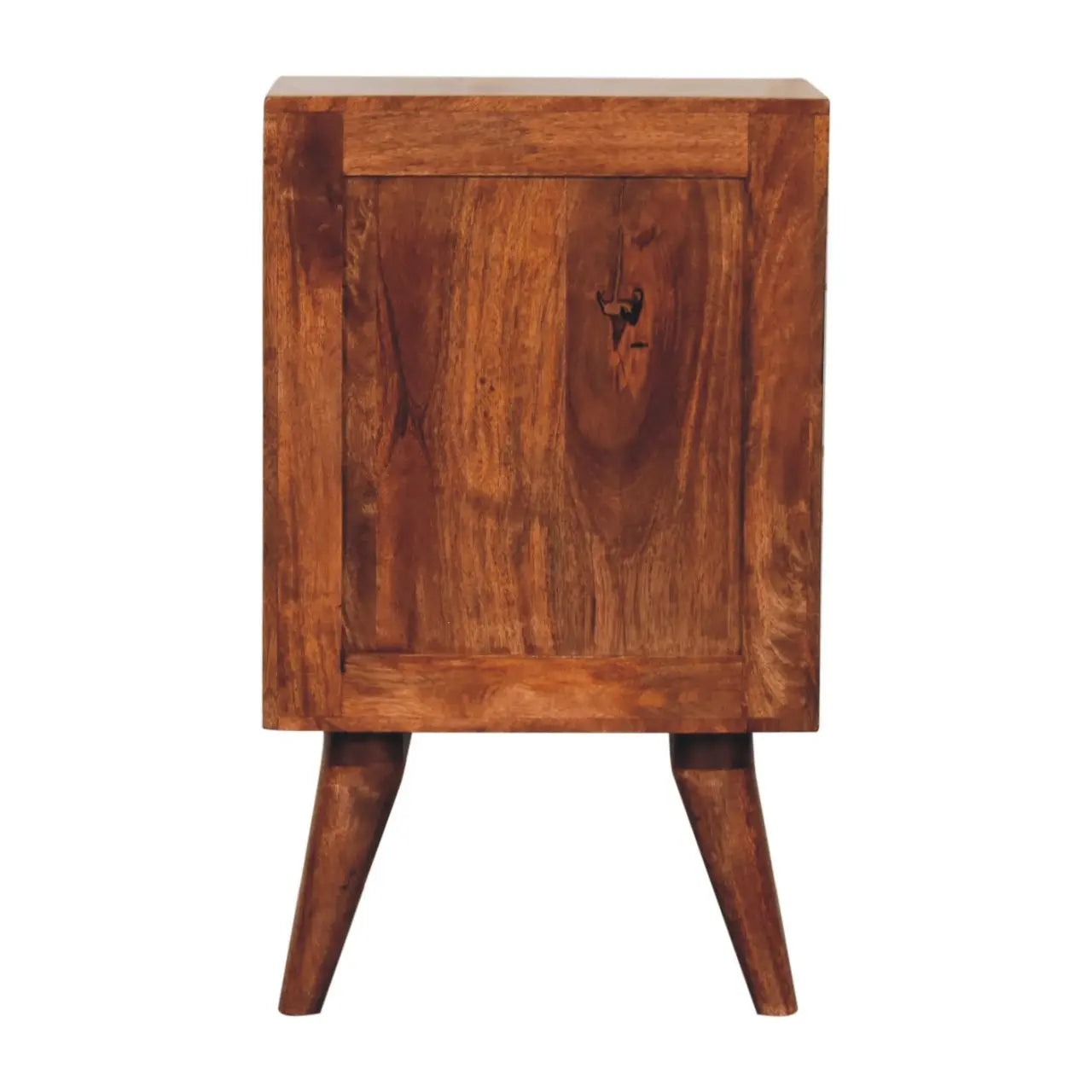 Honey Caramel Nordic Style 4 Drawer Multi Bedside - Living with Luxury
