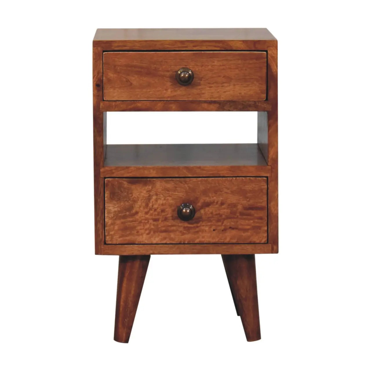 Mini Classic Multi Honey Caramel Bedside - Living with Luxury