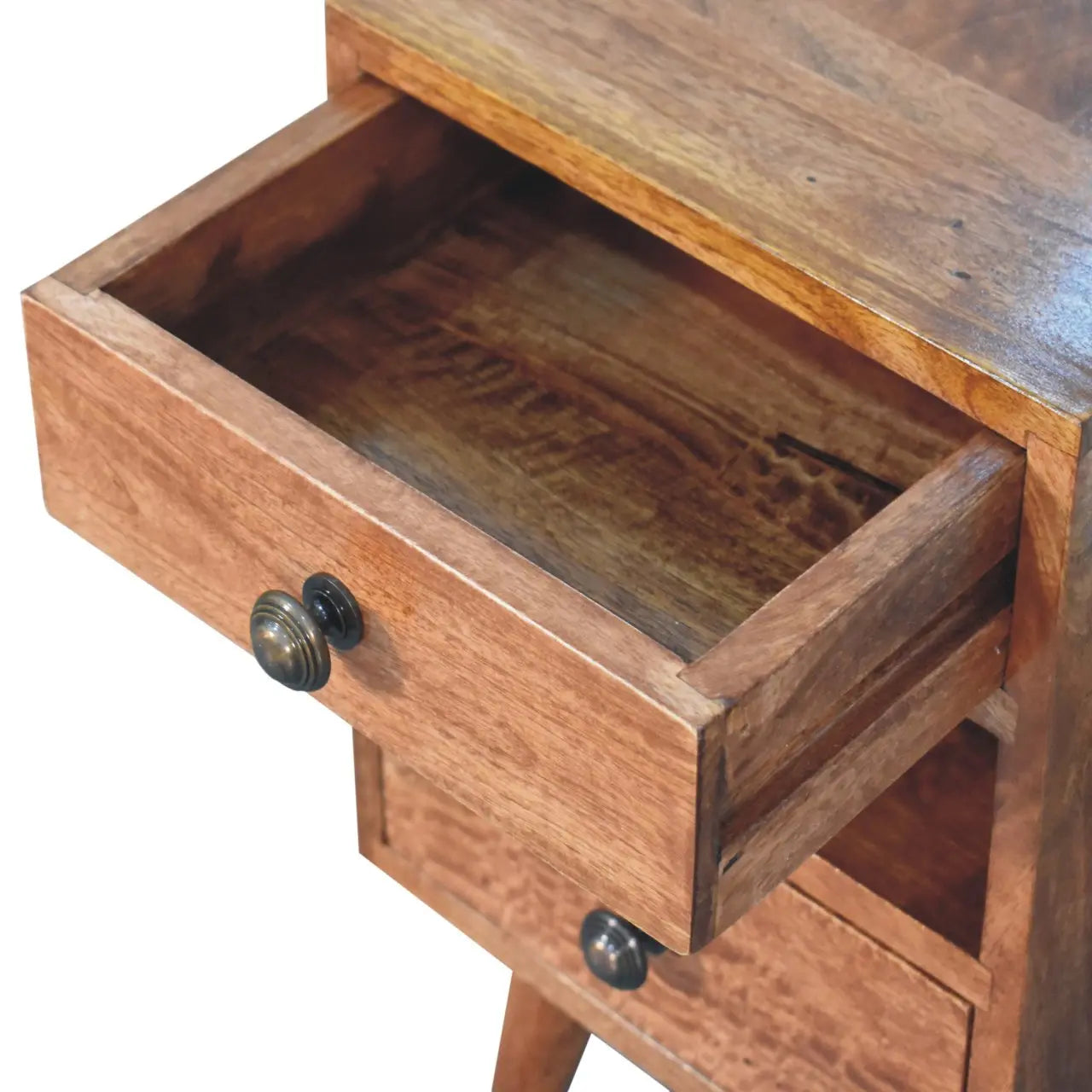 Mini Classic Multi Honey Caramel Bedside - Living with Luxury
