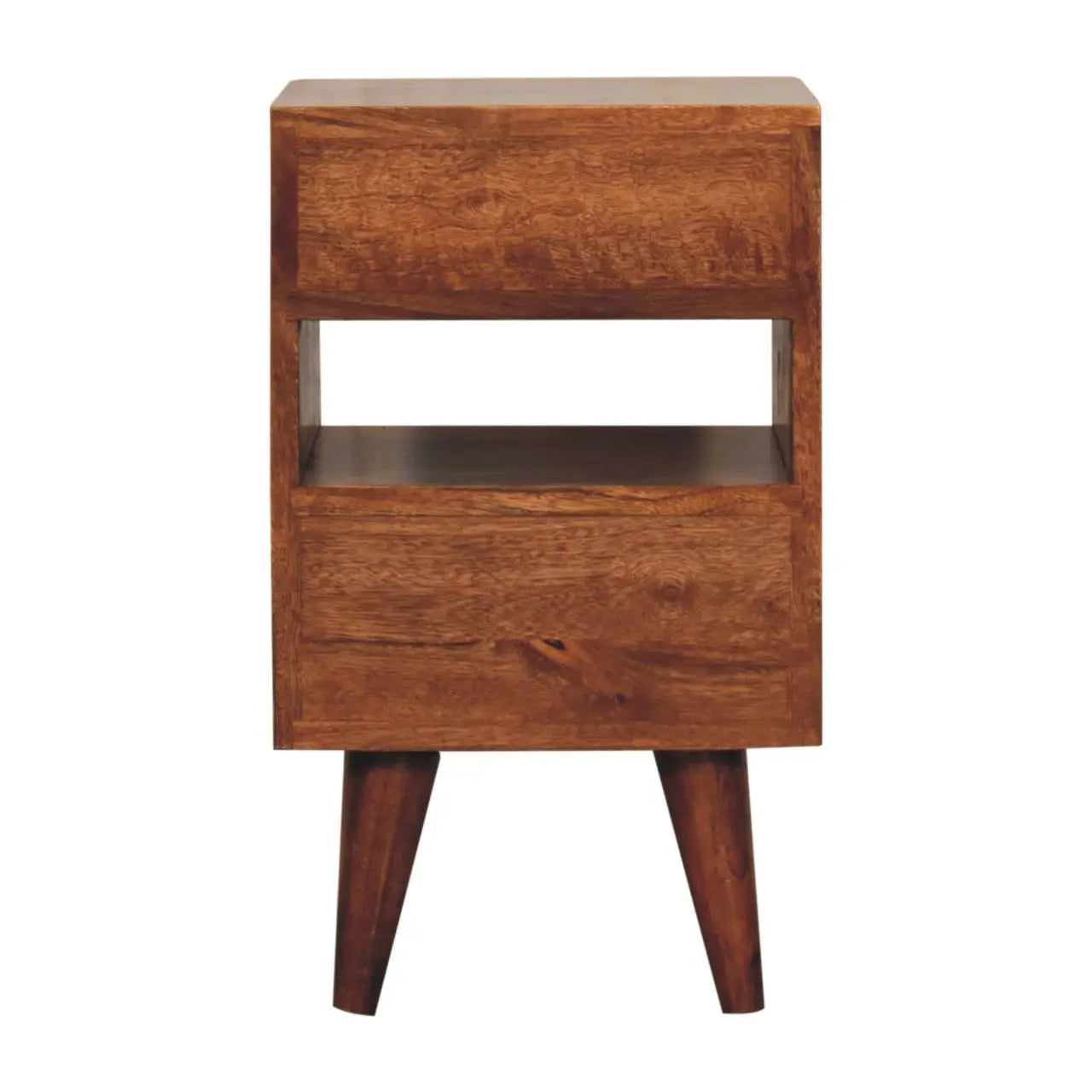 Mini Classic Multi Honey Caramel Bedside - Living with Luxury