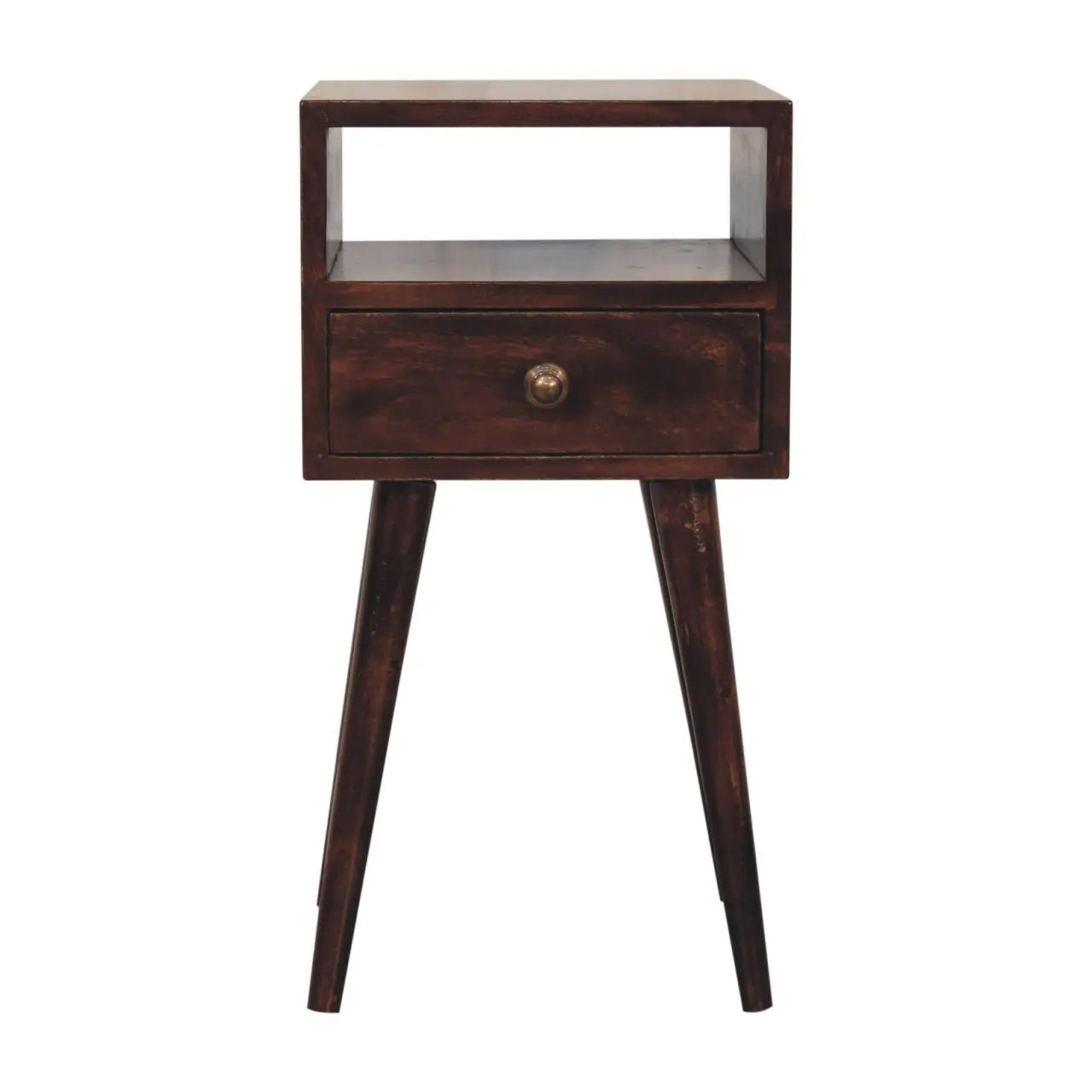 Mini California Walnut Bedside - Living with Luxury