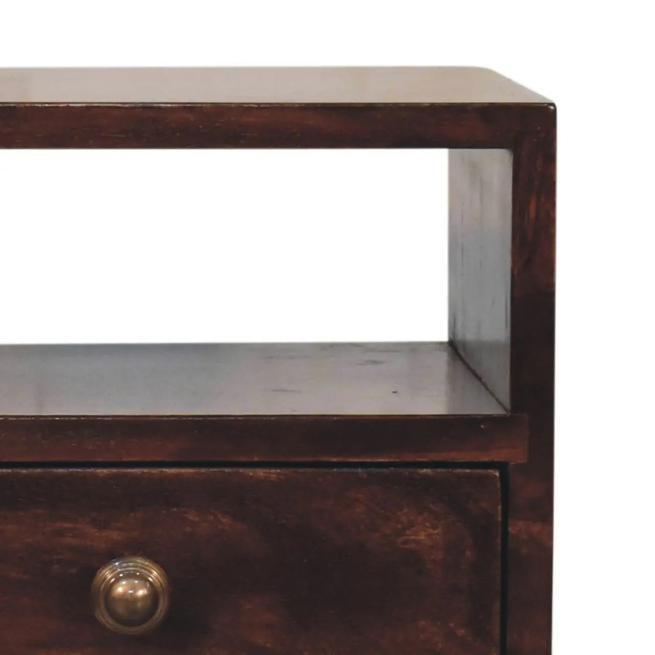 Mini California Walnut Bedside - Living with Luxury