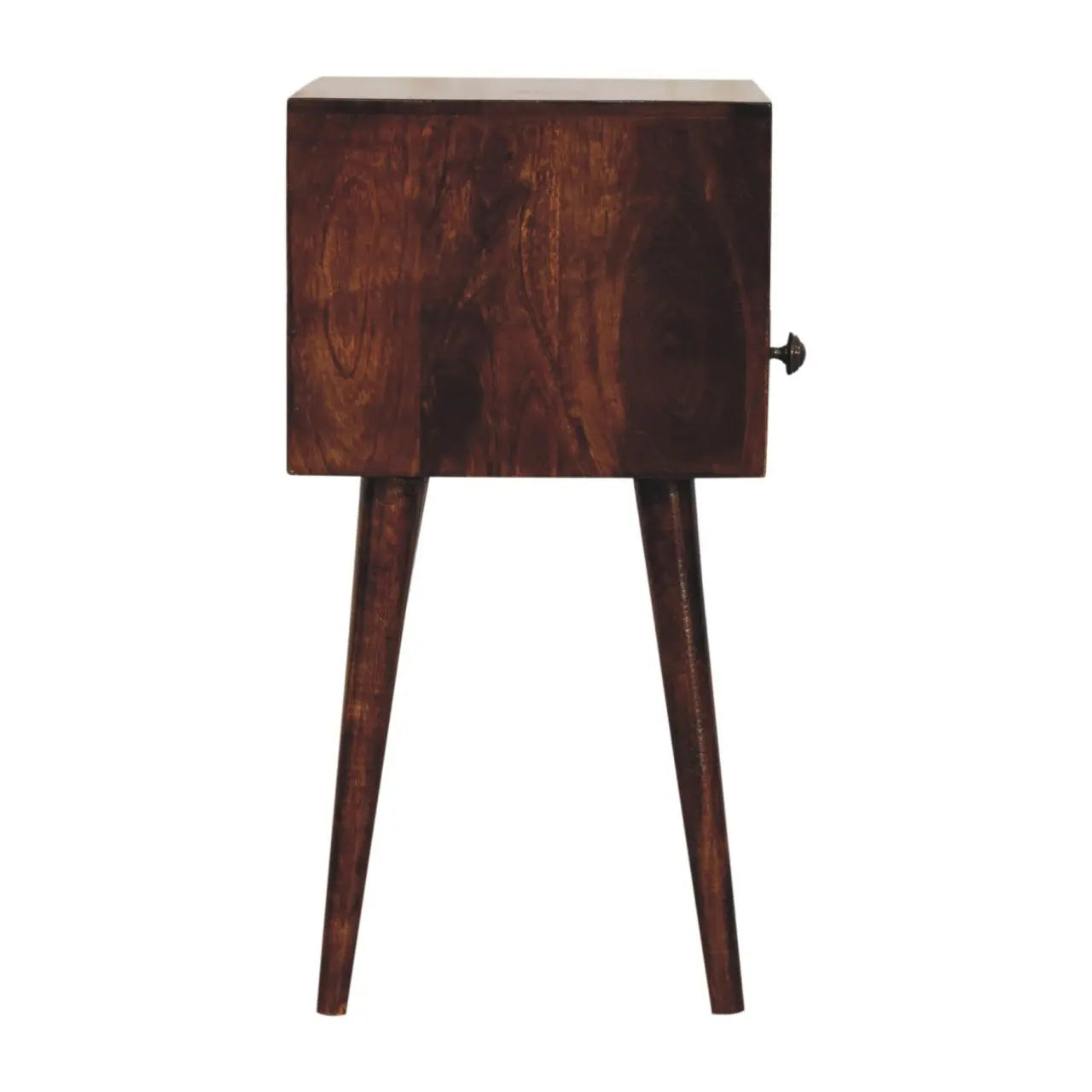 Mini California Walnut Bedside - Living with Luxury