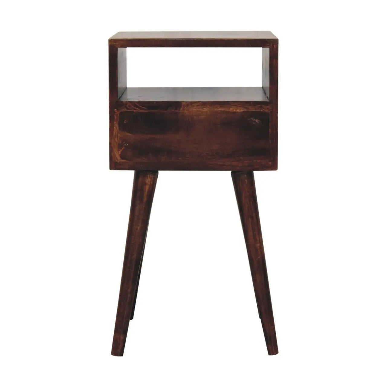 Mini California Walnut Bedside - Living with Luxury