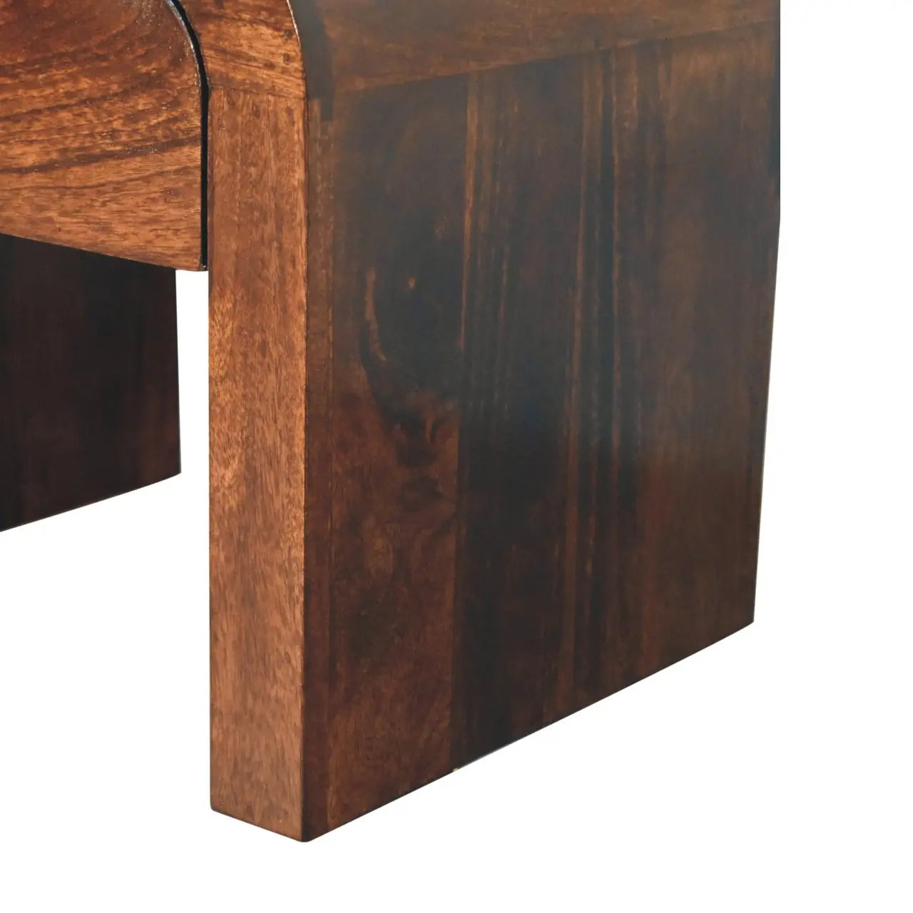 California Walnut Disc Bedside - Living with Luxury