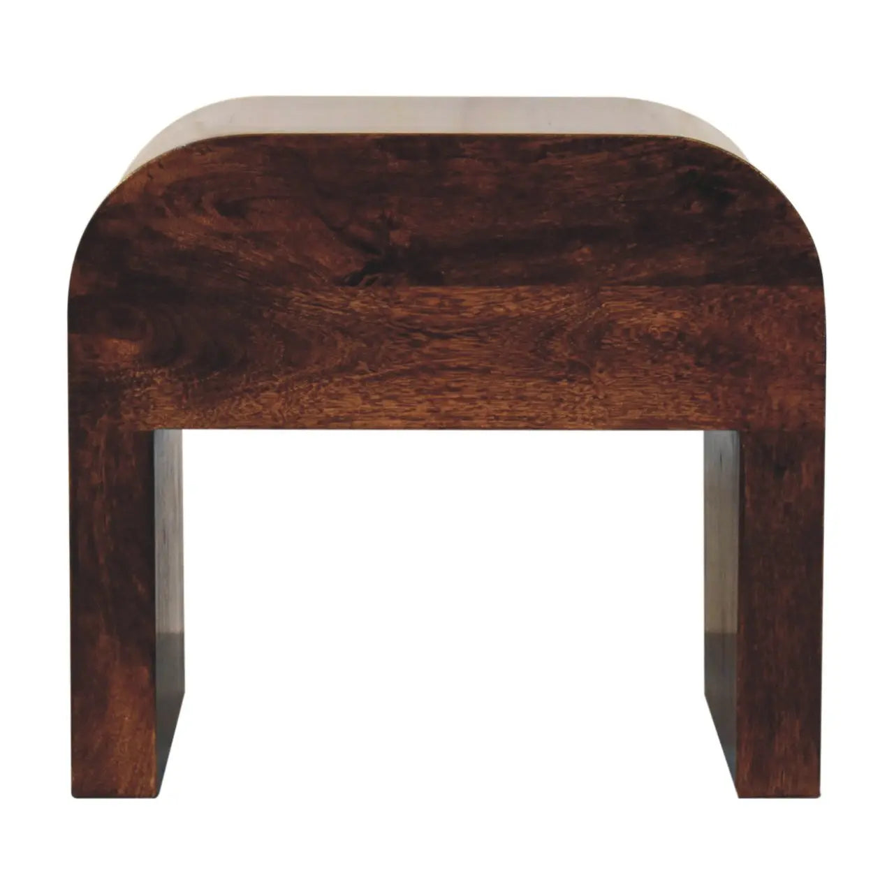 California Walnut Disc Bedside - Living with Luxury