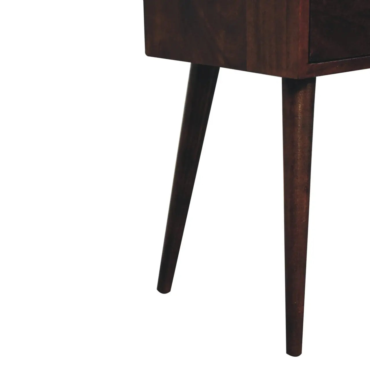 Mini 2 DrawerCalifornia Walnut Bedside - Living with Luxury