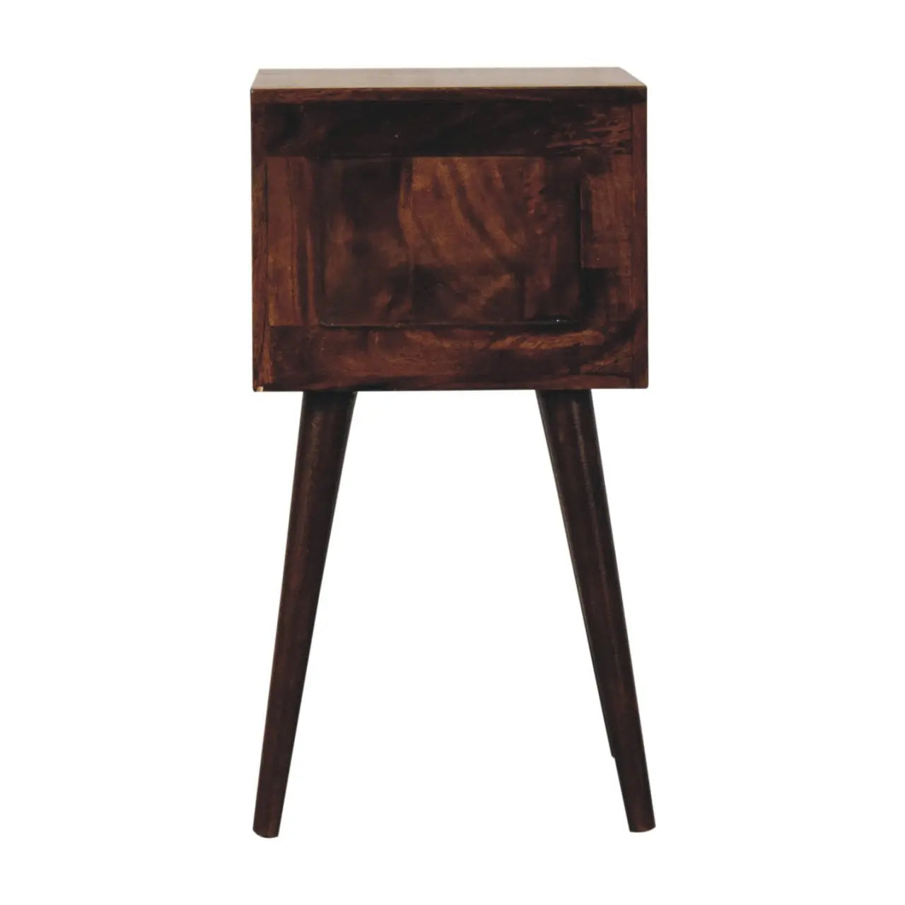 Mini 2 DrawerCalifornia Walnut Bedside - Living with Luxury