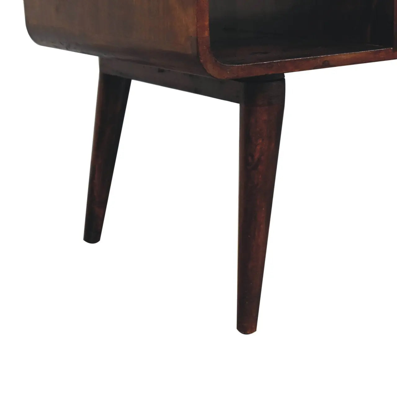 Curved California Walnut Coffee Table - Living with Luxury