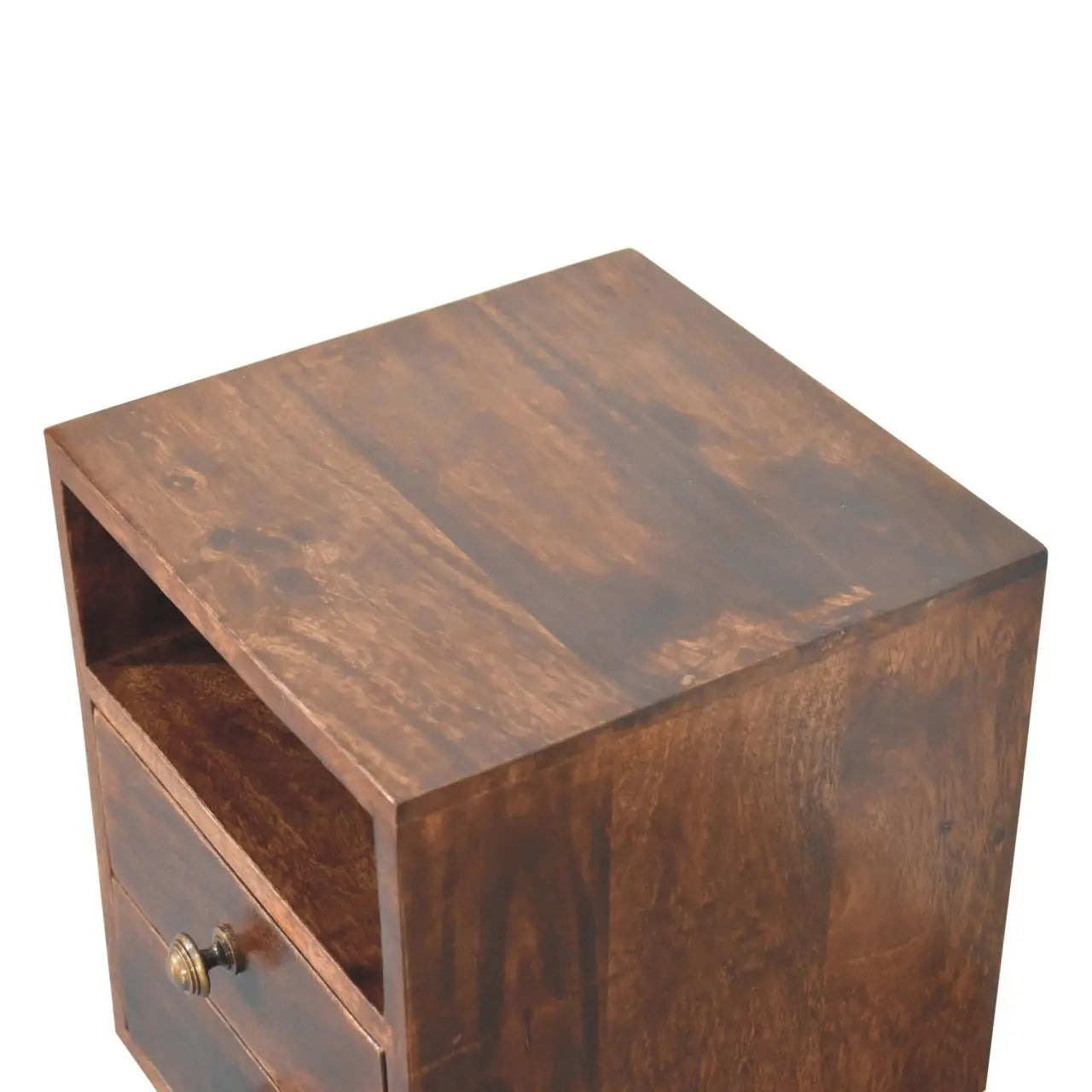 Mini Classic California Walnut Bedside - Living with Luxury