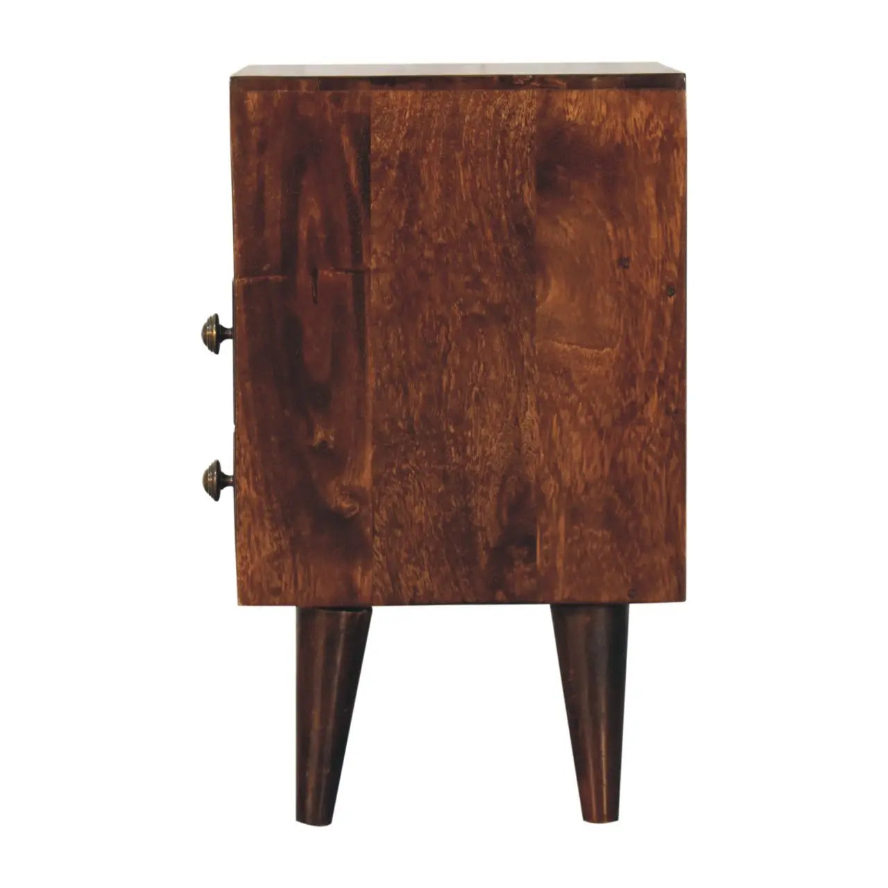 Mini Classic California Walnut Bedside - Living with Luxury