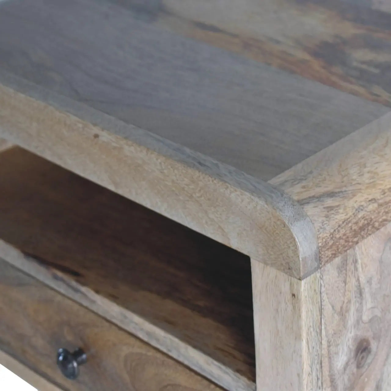 Chunky Oak-ish Floating Bedside - Living with Luxury