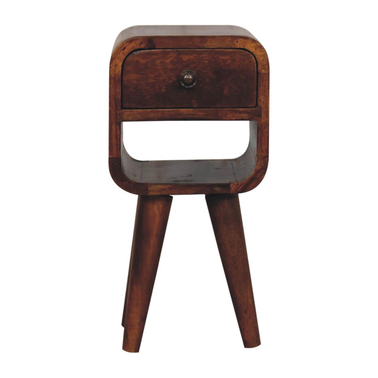 Extra Mini Chestnut Curve Lower Bedside