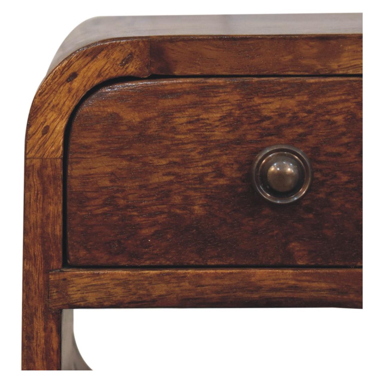 Extra Mini Chestnut Curve Lower Bedside