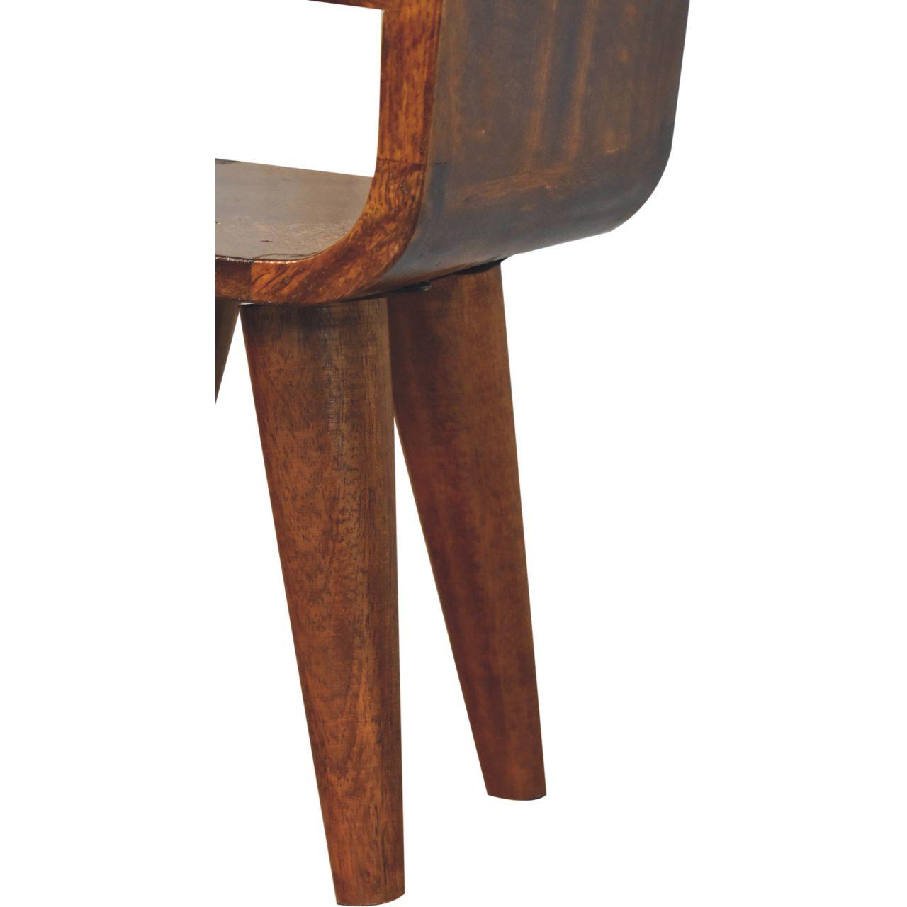 Extra Mini Chestnut Curve Lower Bedside