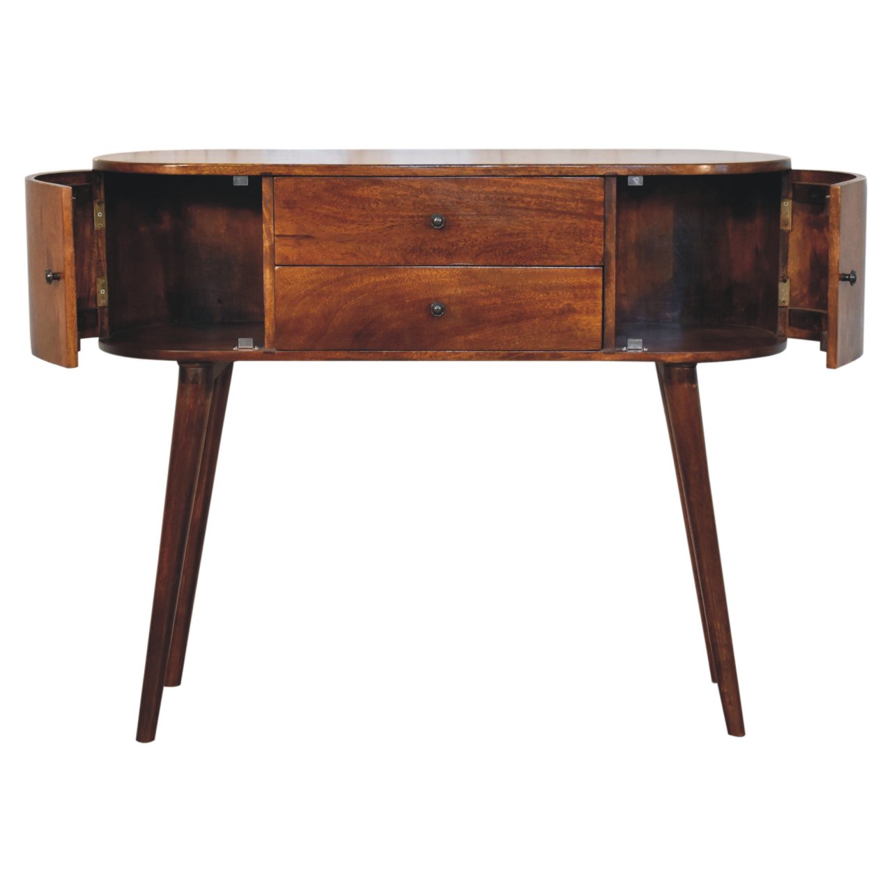 Grove Chestnut Console Table Living with Luxury