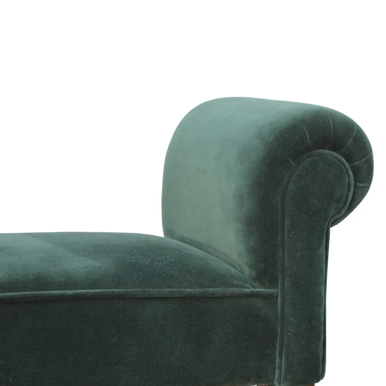 Emerald Velvet Bench - Living with Luxury