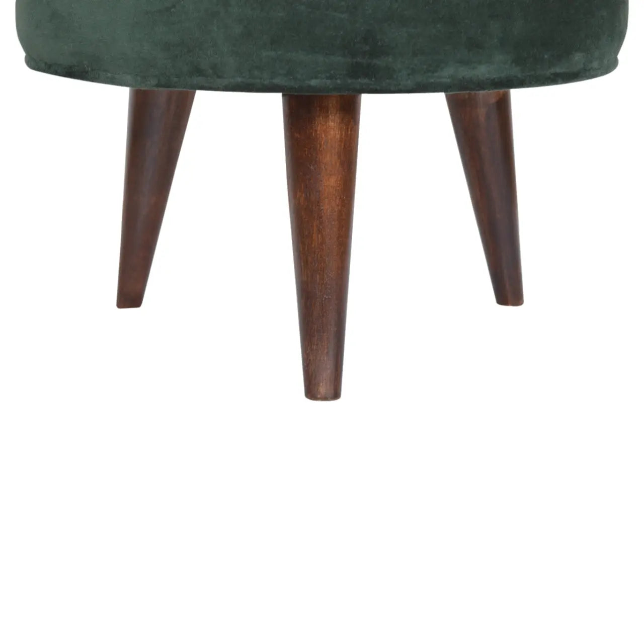 Emerald Green Velvet Nordic Stool - Living with Luxury
