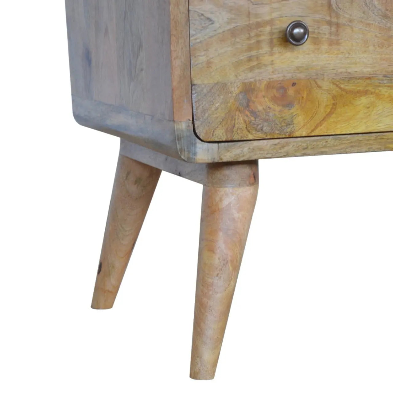 Curved Oak-ish Chest - Living with Luxury