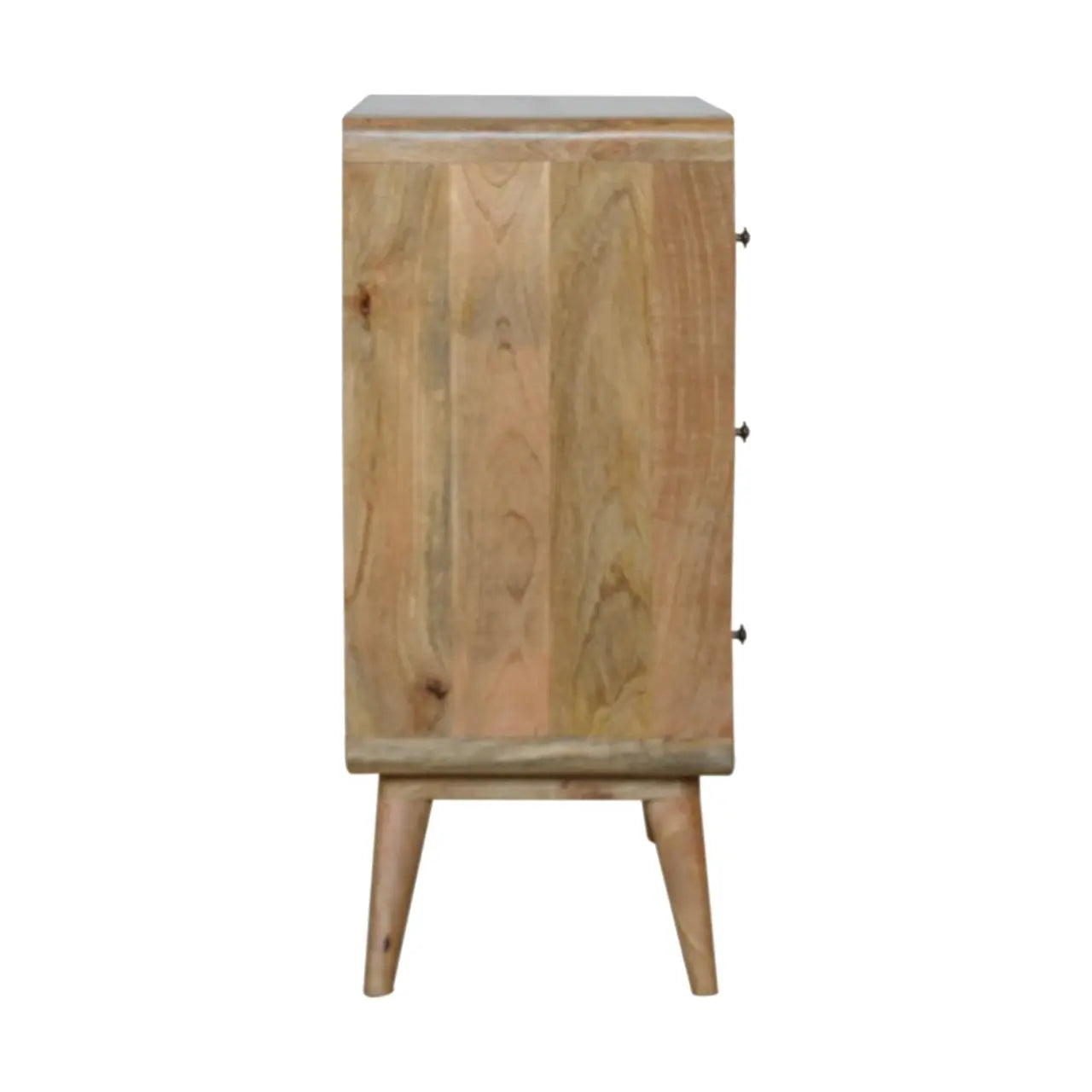 Curved Oak-ish Chest - Living with Luxury