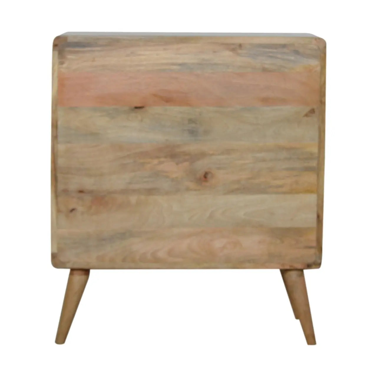 Curved Oak-ish Chest - Living with Luxury
