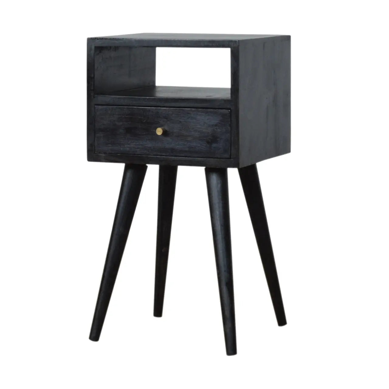 Mini Ash Black Bedside - Living with Luxury