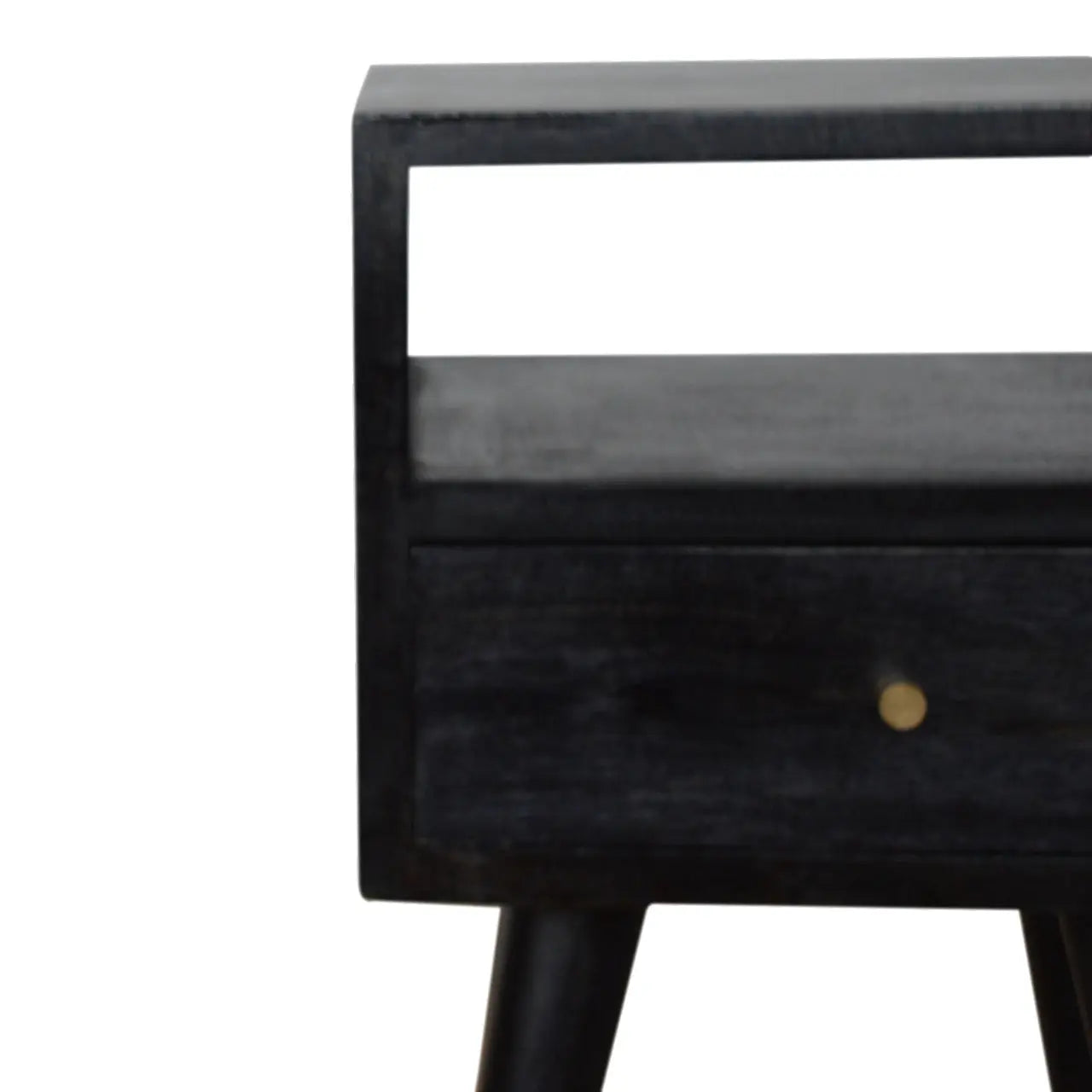Mini Ash Black Bedside - Living with Luxury
