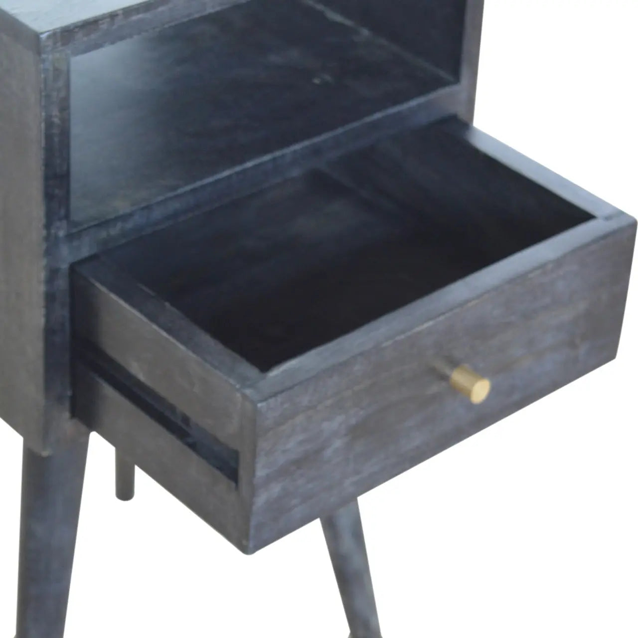 Mini Ash Black Bedside - Living with Luxury