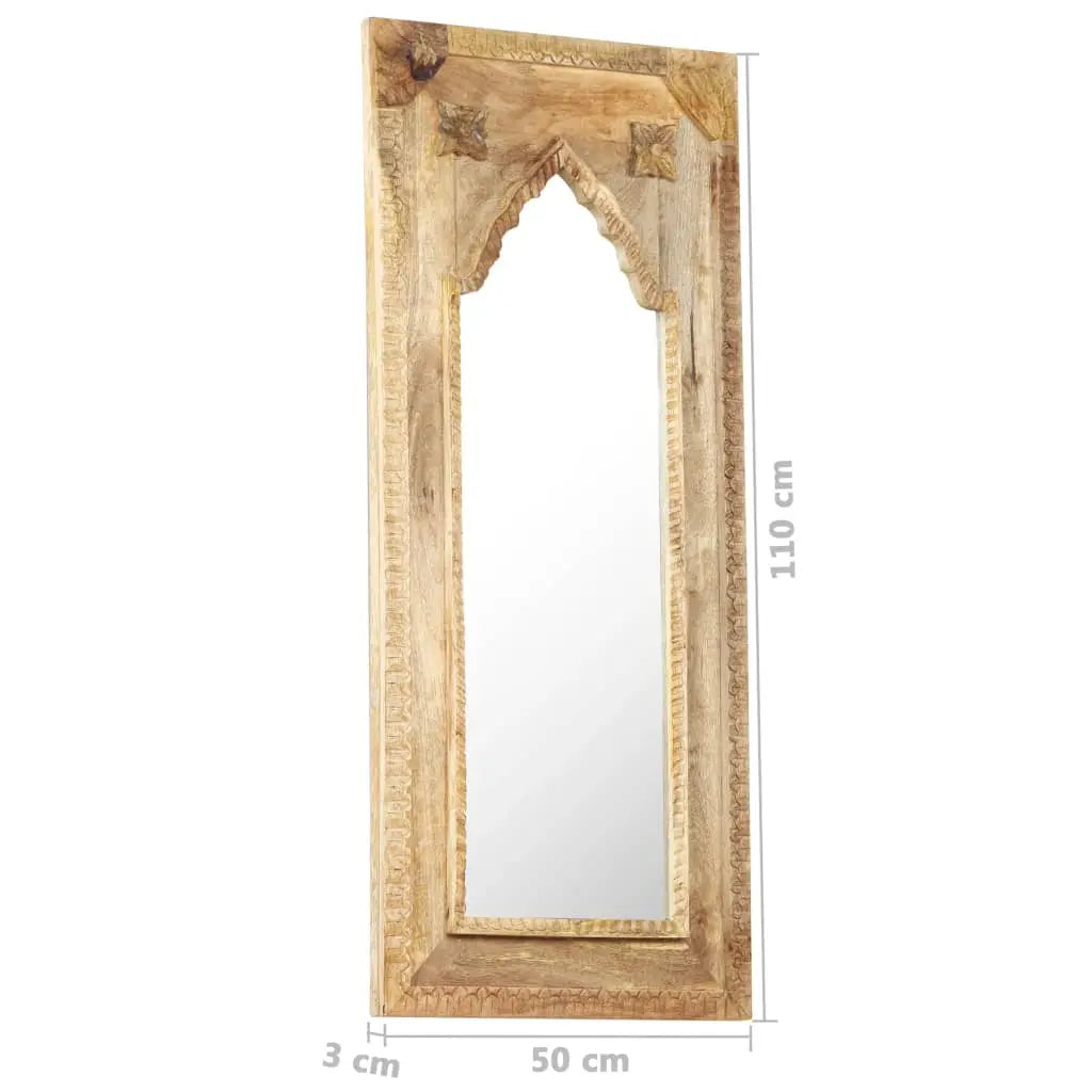 Mirror Solid Mango Wood Living with Luxury