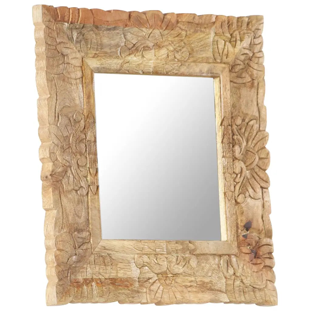 Mirror Solid Mango Wood Living with Luxury