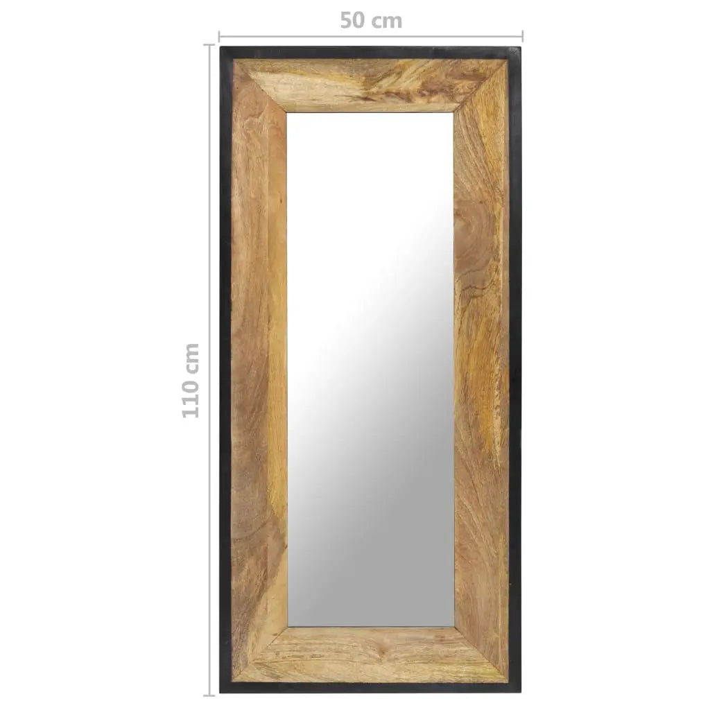 Mirror Solid Mango Wood Living with Luxury