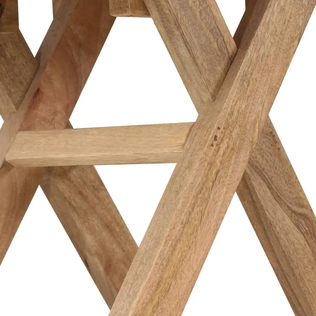 Side Table Solid Mango Wood Living with Luxury