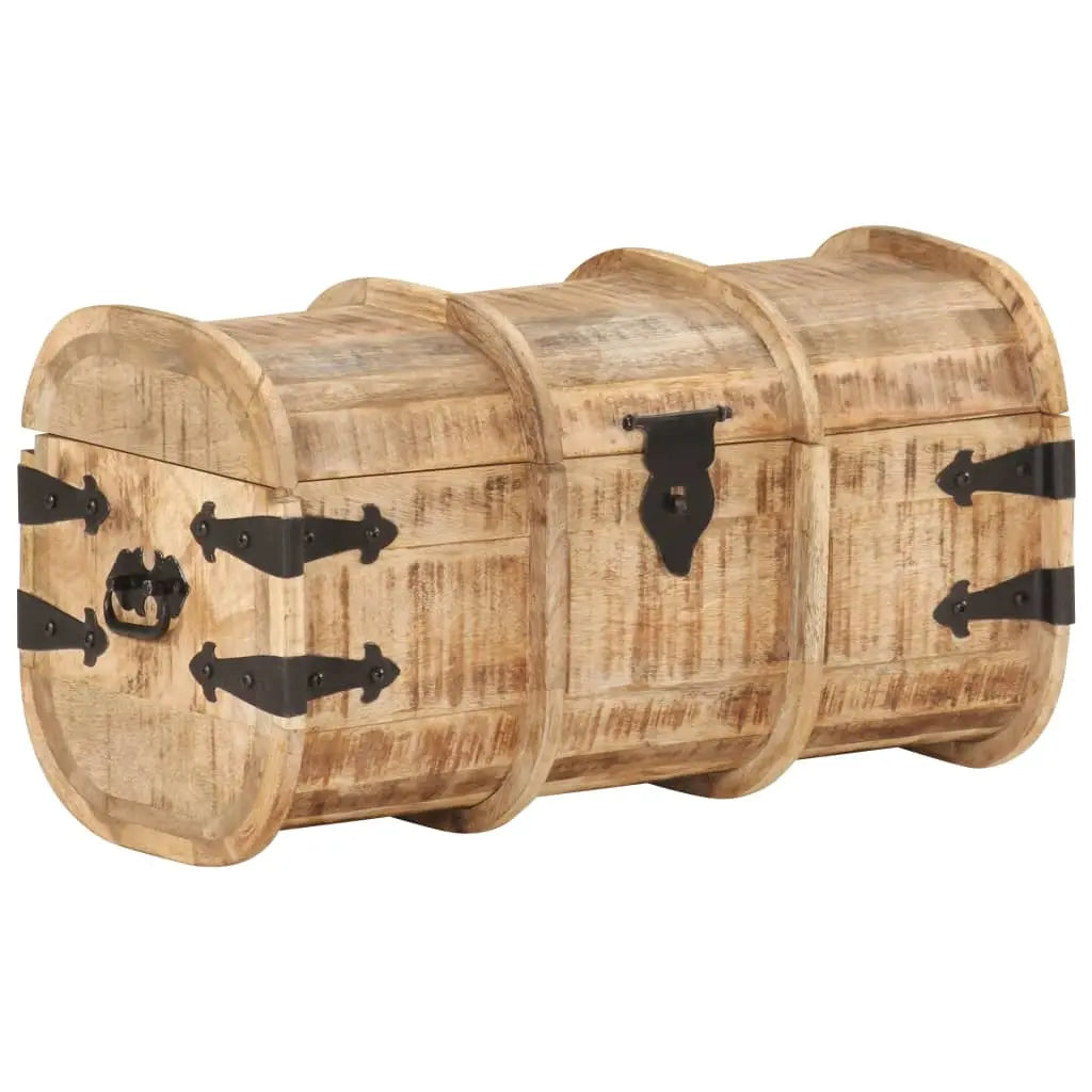 Storage Chests 2 Pieces Solid Mango Wood Living with Luxury