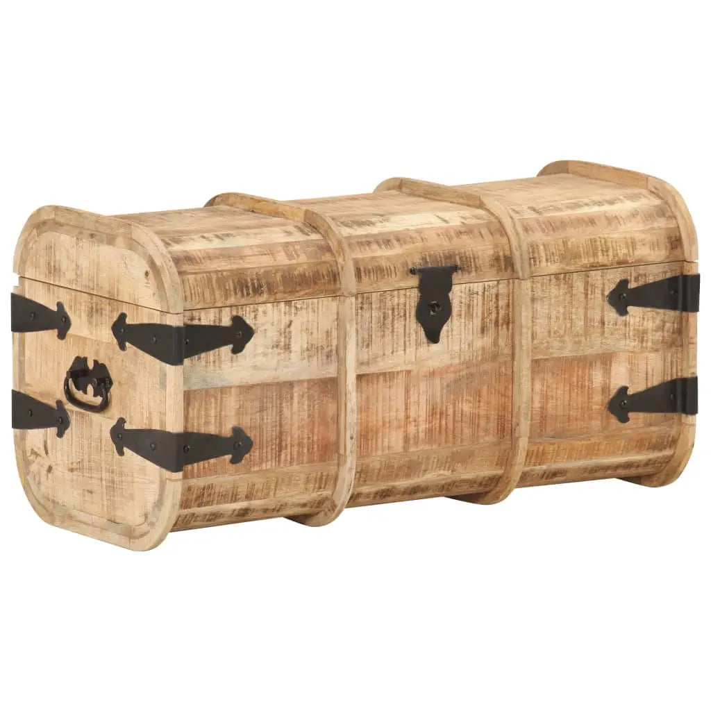 Storage Chests 2 Pieces Solid Mango Wood Living with Luxury