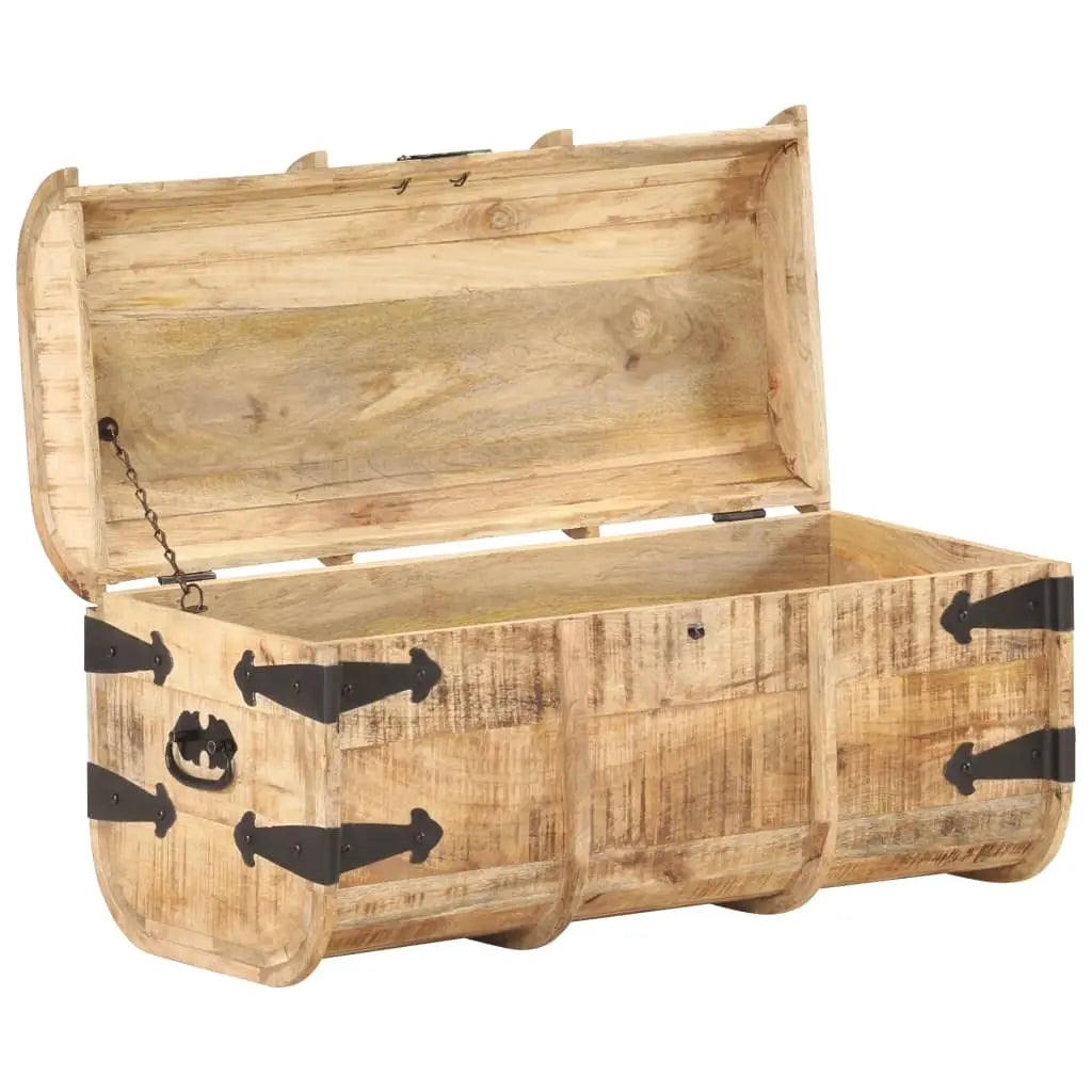 Storage Chests 2 Pieces Solid Mango Wood Living with Luxury