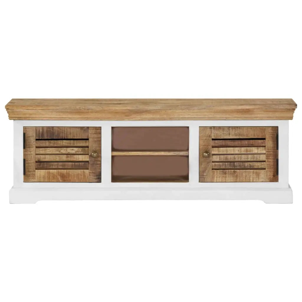 TV Cabinet Solid Mango Wood Living with Luxury