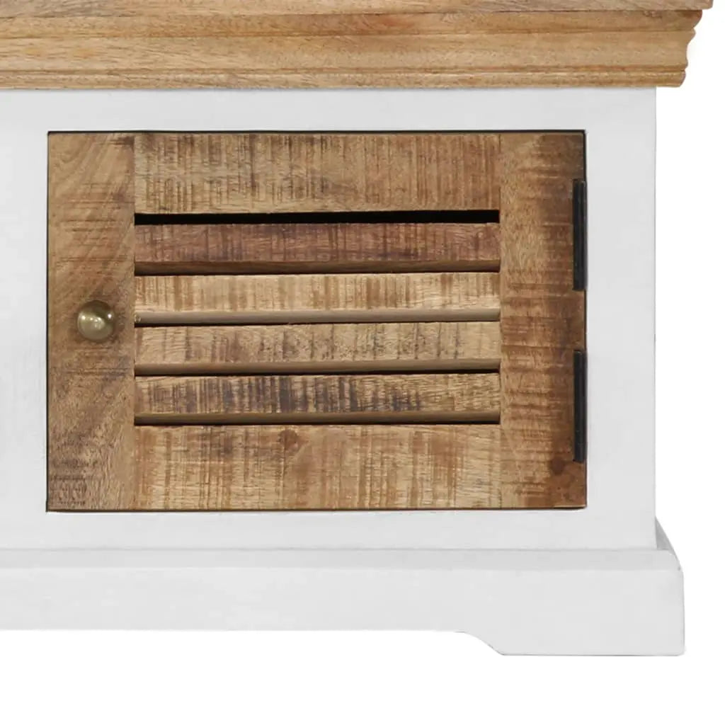 TV Cabinet Solid Mango Wood Living with Luxury