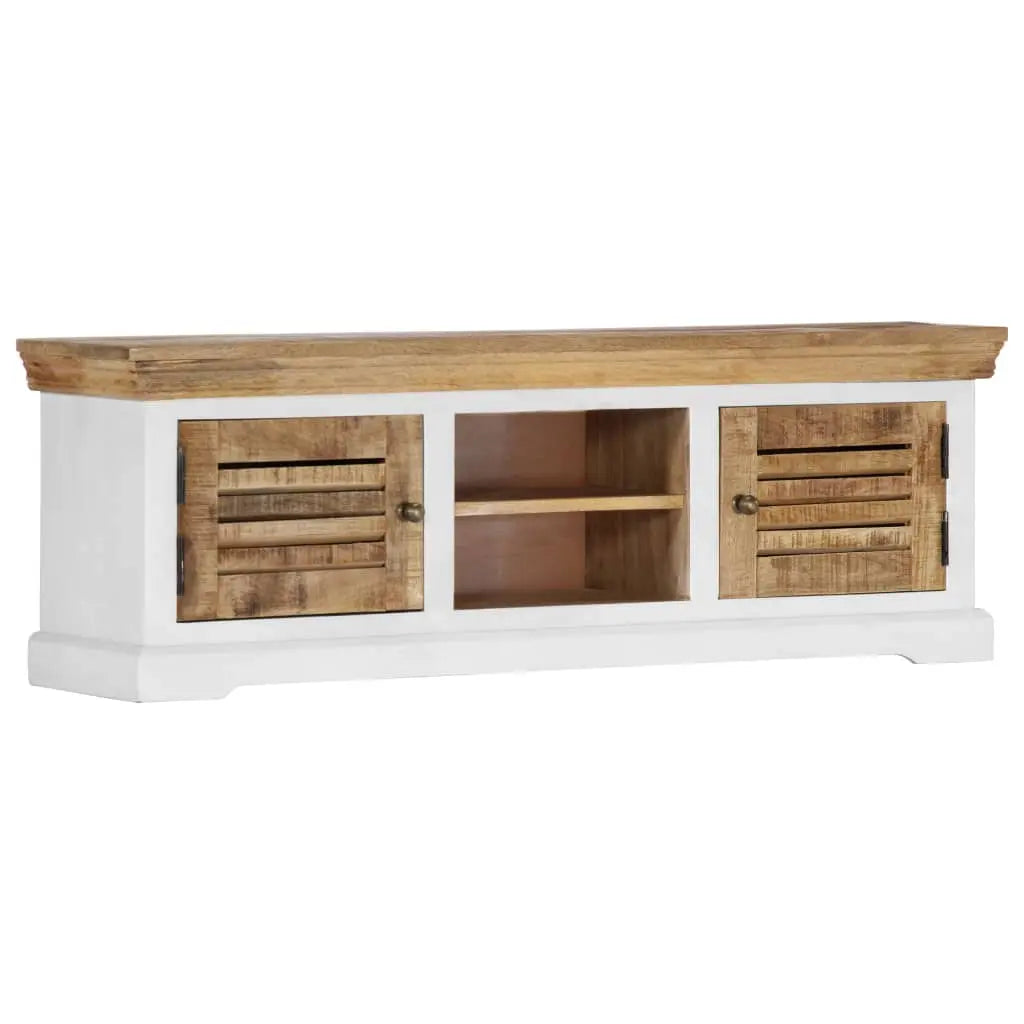 TV Cabinet Solid Mango Wood Living with Luxury