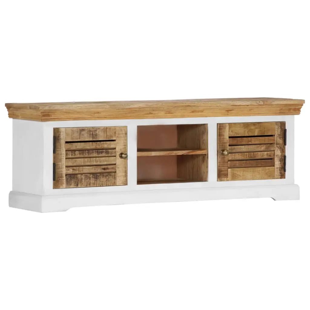 TV Cabinet Solid Mango Wood Living with Luxury