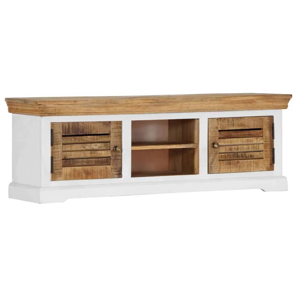 TV Cabinet Solid Mango Wood Living with Luxury