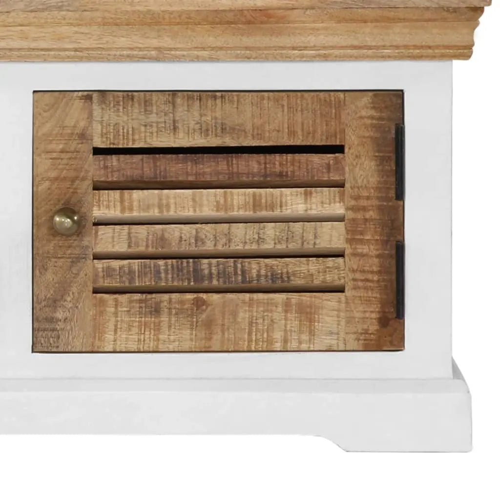 TV Cabinet Solid Mango Wood Living with Luxury
