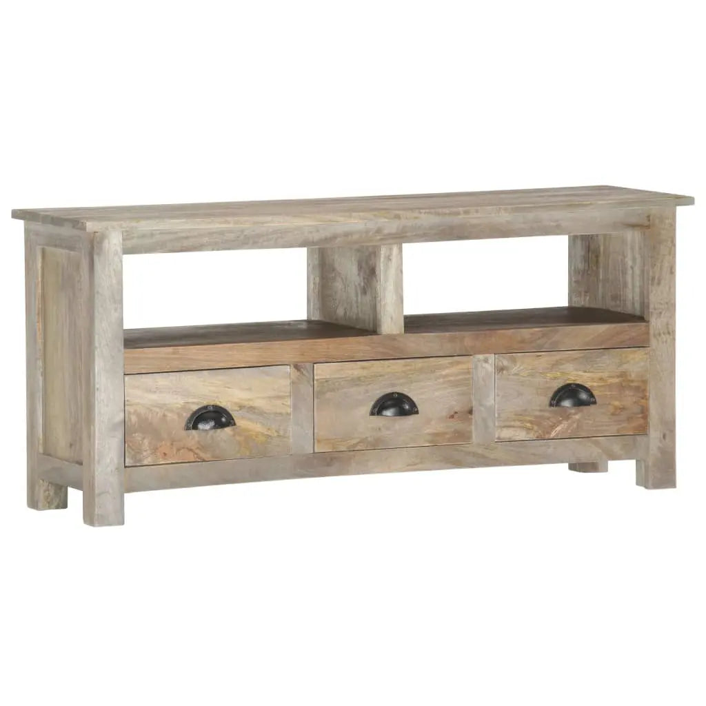 TV Cabinet Solid Mango Wood Living with Luxury