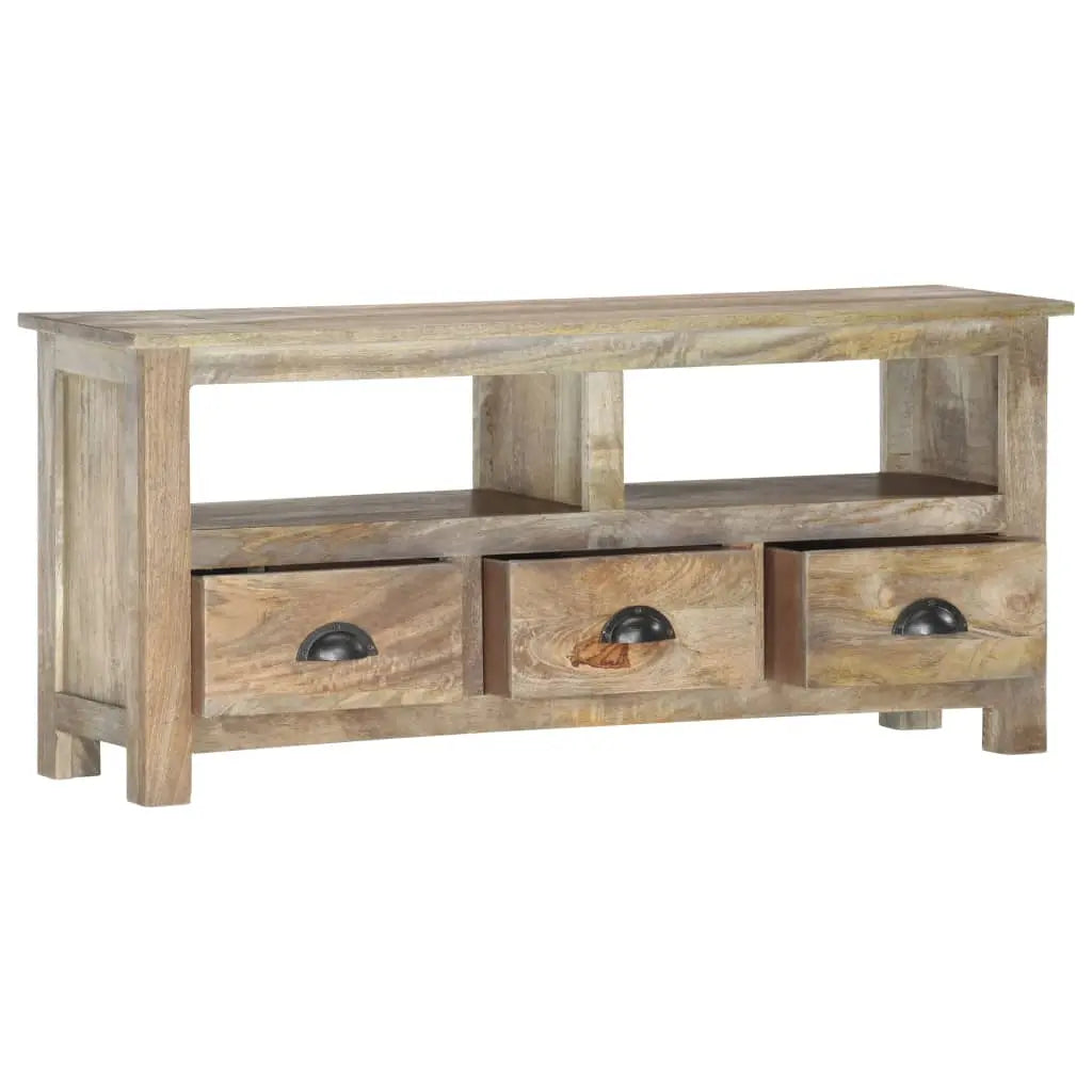 TV Cabinet Solid Mango Wood Living with Luxury