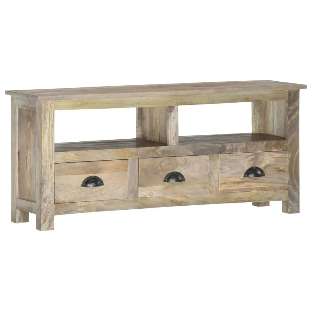 TV Cabinet Solid Mango Wood Living with Luxury