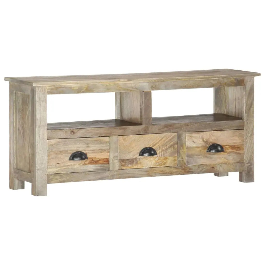 TV Cabinet Solid Mango Wood Living with Luxury