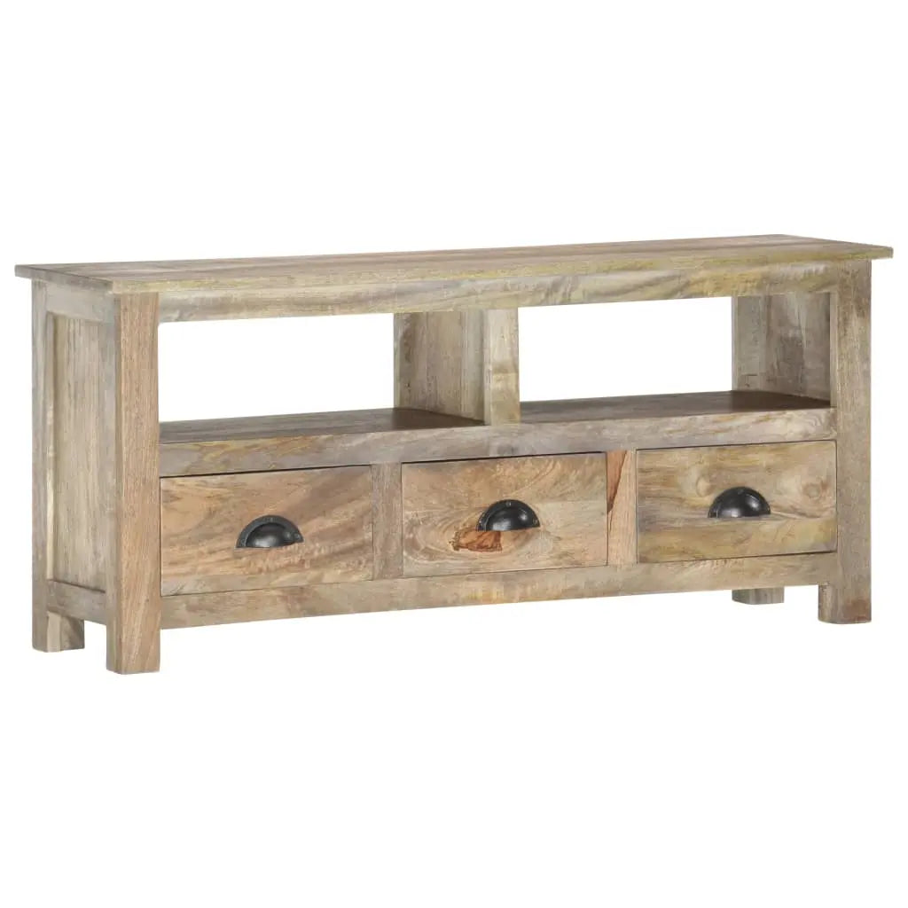 TV Cabinet Solid Mango Wood Living with Luxury