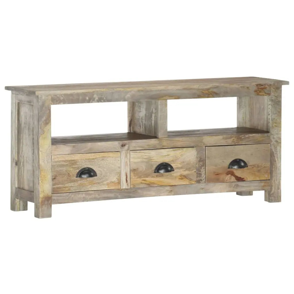 TV Cabinet Solid Mango Wood Living with Luxury