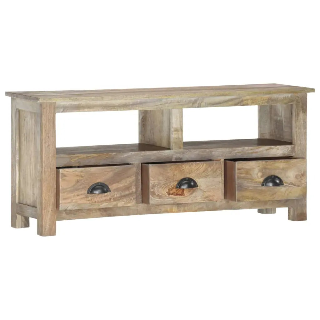 TV Cabinet Solid Mango Wood Living with Luxury